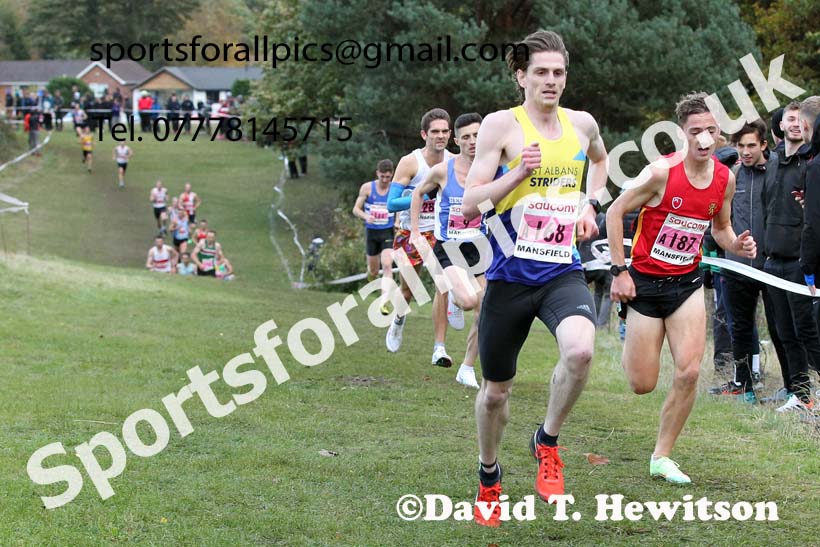 Senior mens 2021 National Cross Country Relays, Berry Hill Park, Mansfield. Photo: David T. Hewitson/Sports for All Pics